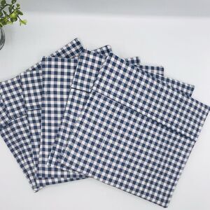 Microwave Potato Bag Baked Potato Bag Navy Blue Gingham Cottage Core Kitchen NEW